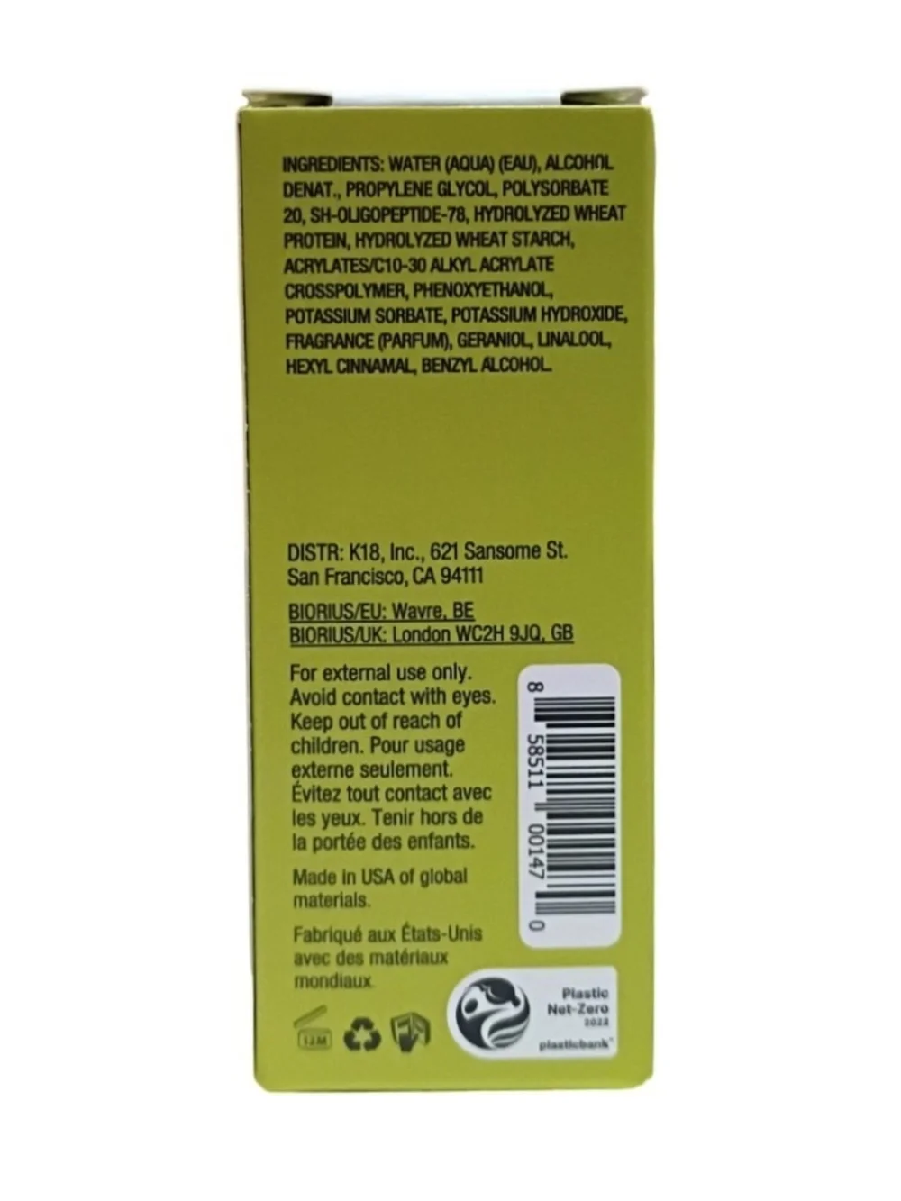 K18 professional molecular